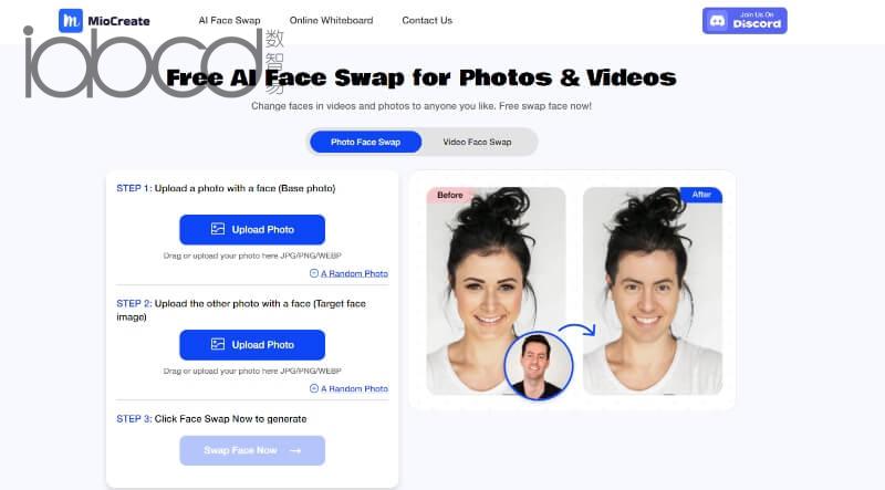 免费AI换脸工具,照片及视频AI换脸教程